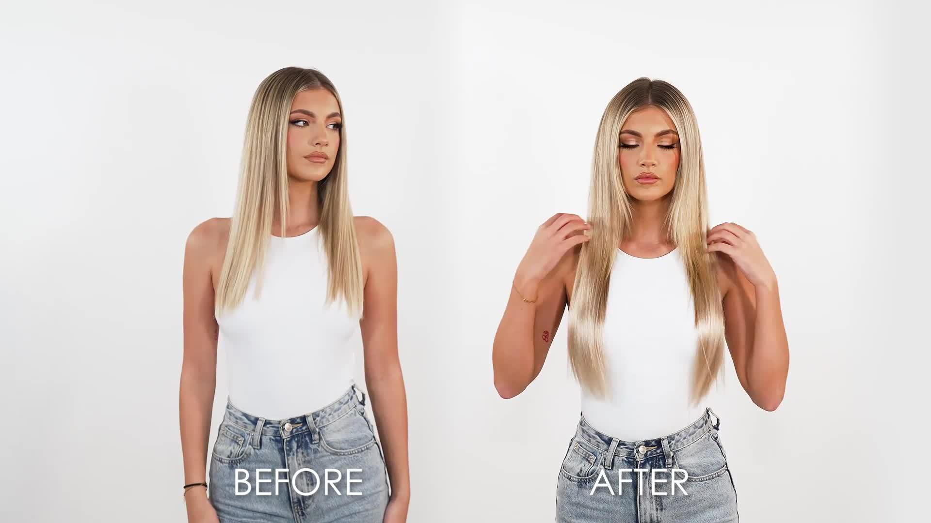 Video of beauty-works-20-instant-clip-in-hair-extensions