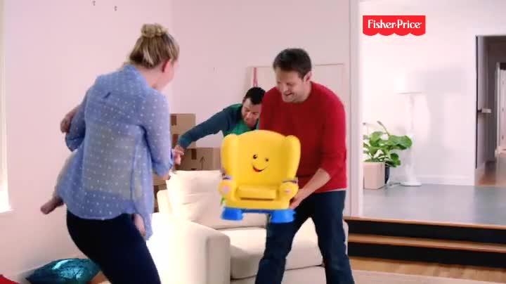 Image thumbnail 7 of 7 of Fisher-Price Laugh &amp; Learn Smart Stages Chair - Yellow