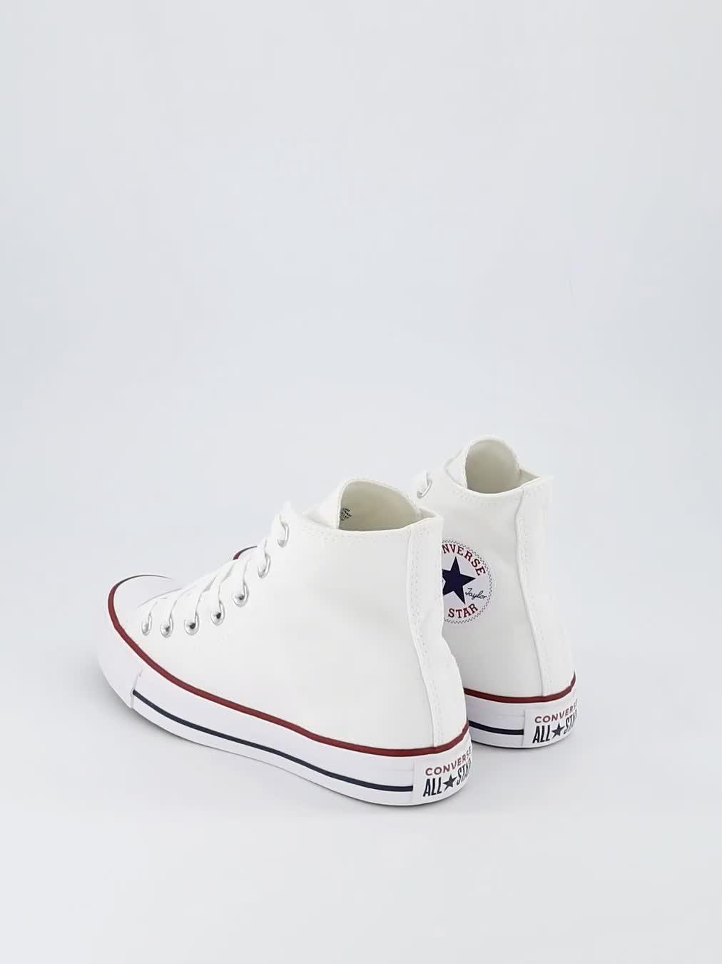 Video of converse-unisex-hinbsptrainers-white