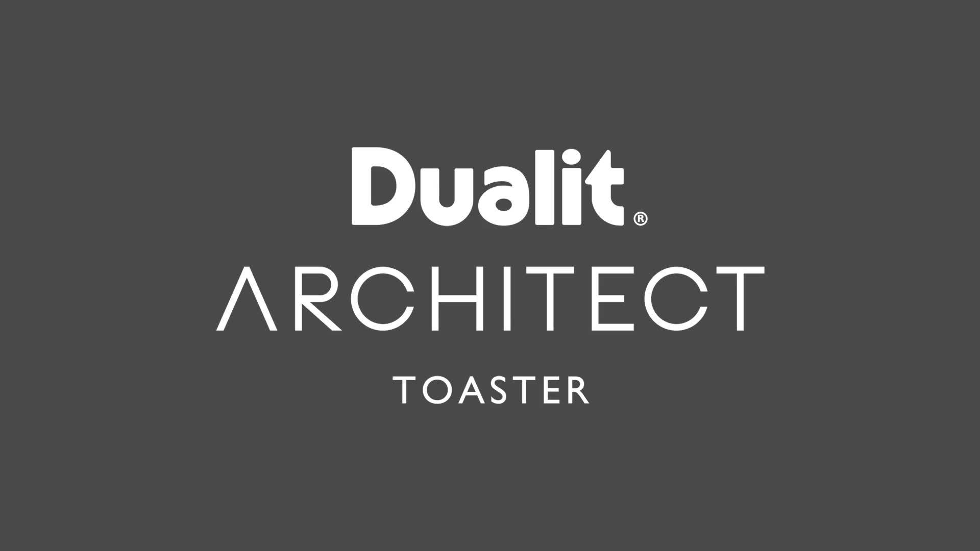 Video of dualit-architect-grey-4-slice-toaster