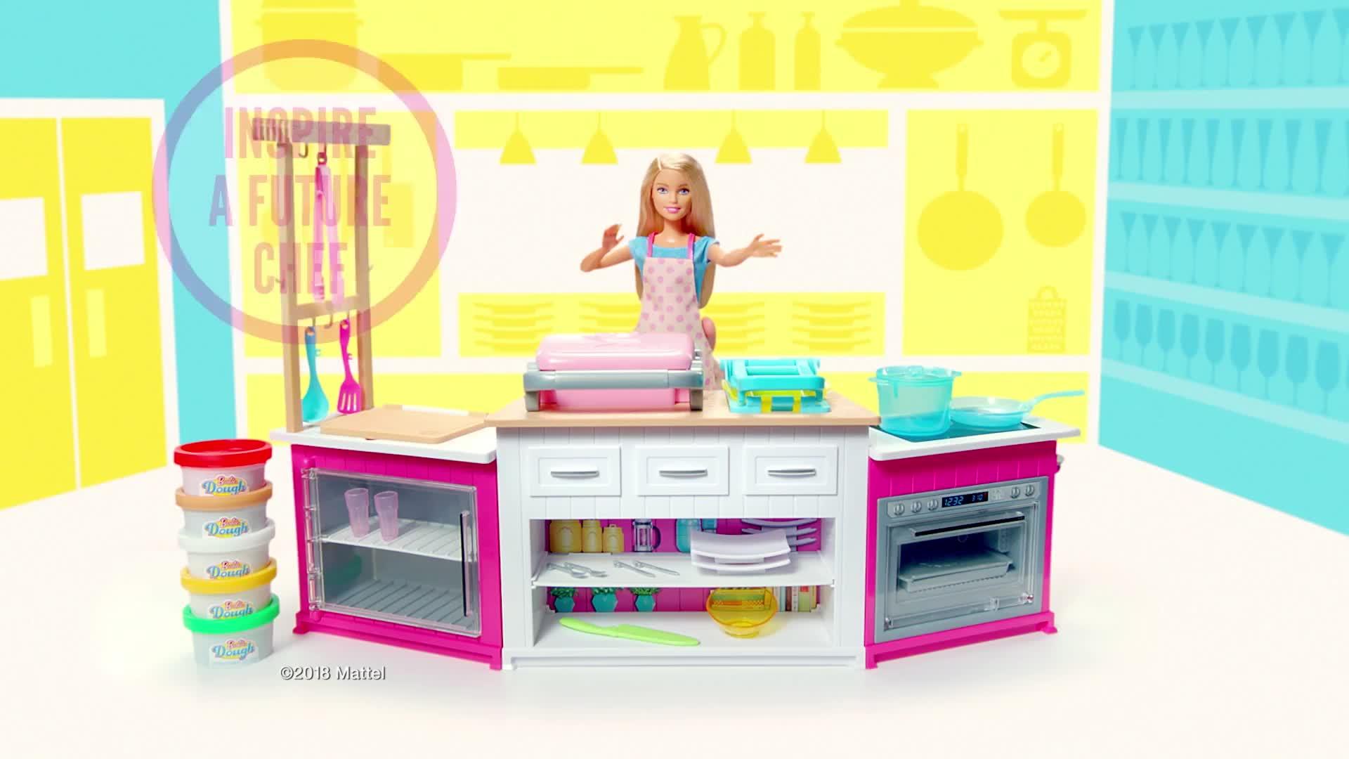 ultimate barbie kitchen