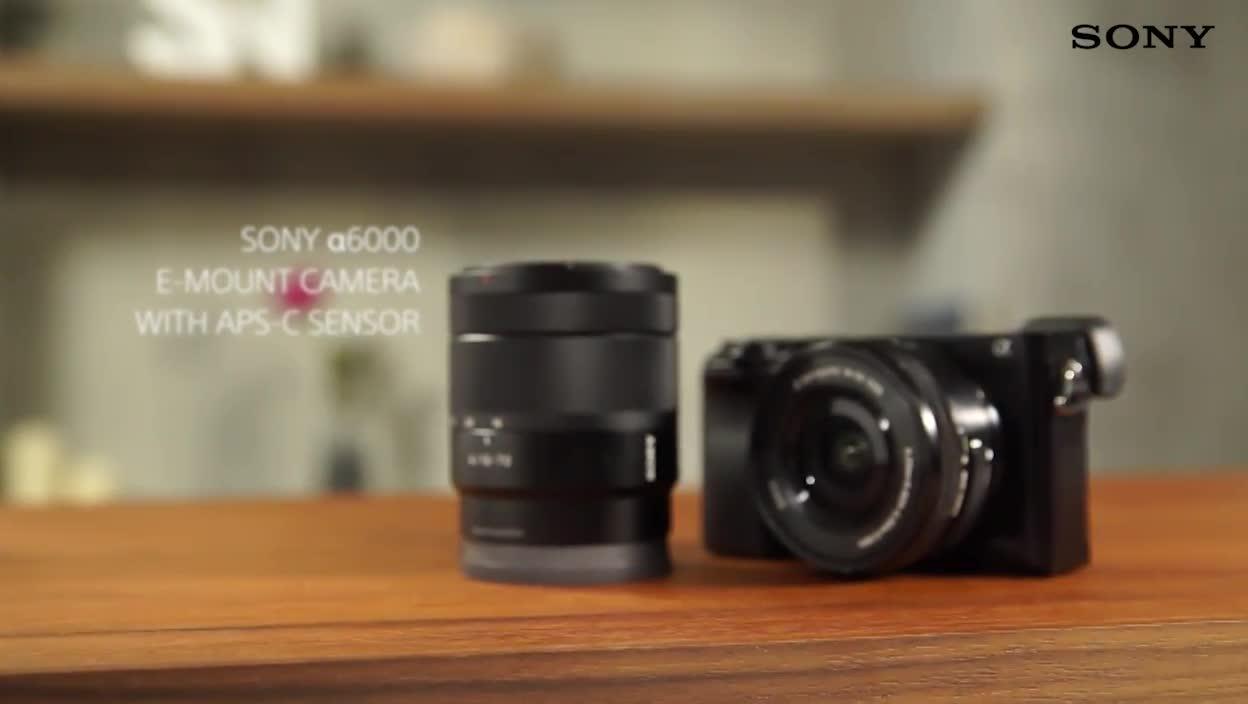 Video of sony-a6000-e-mount-camera-with-aps-c-sensor-black