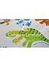 Video of catherine-lansfield-dino-saw-single-duvet-cover-set-bright
