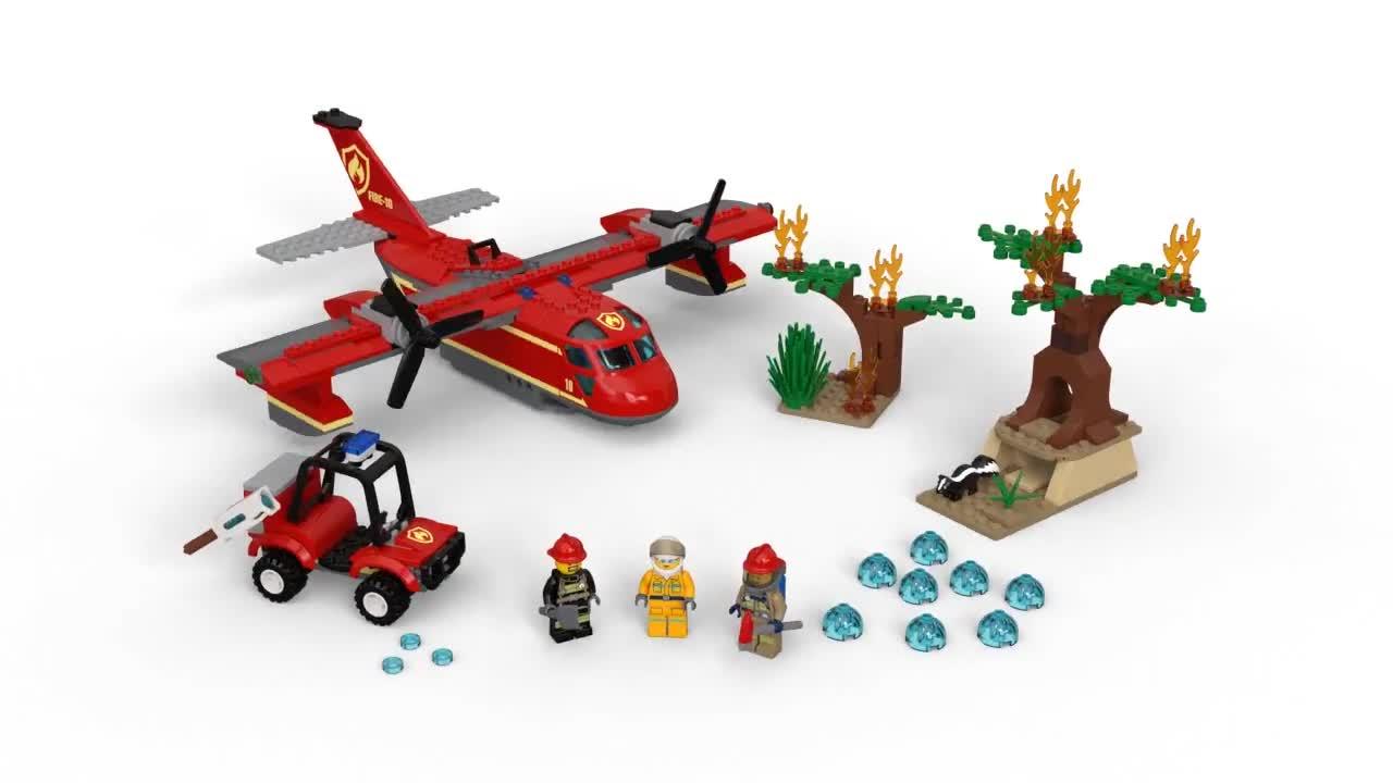 lego firefighter plane