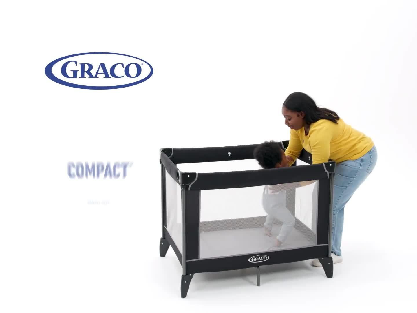 Image thumbnail 7 of 7 of Graco Compact Travel Cot - Black/Grey