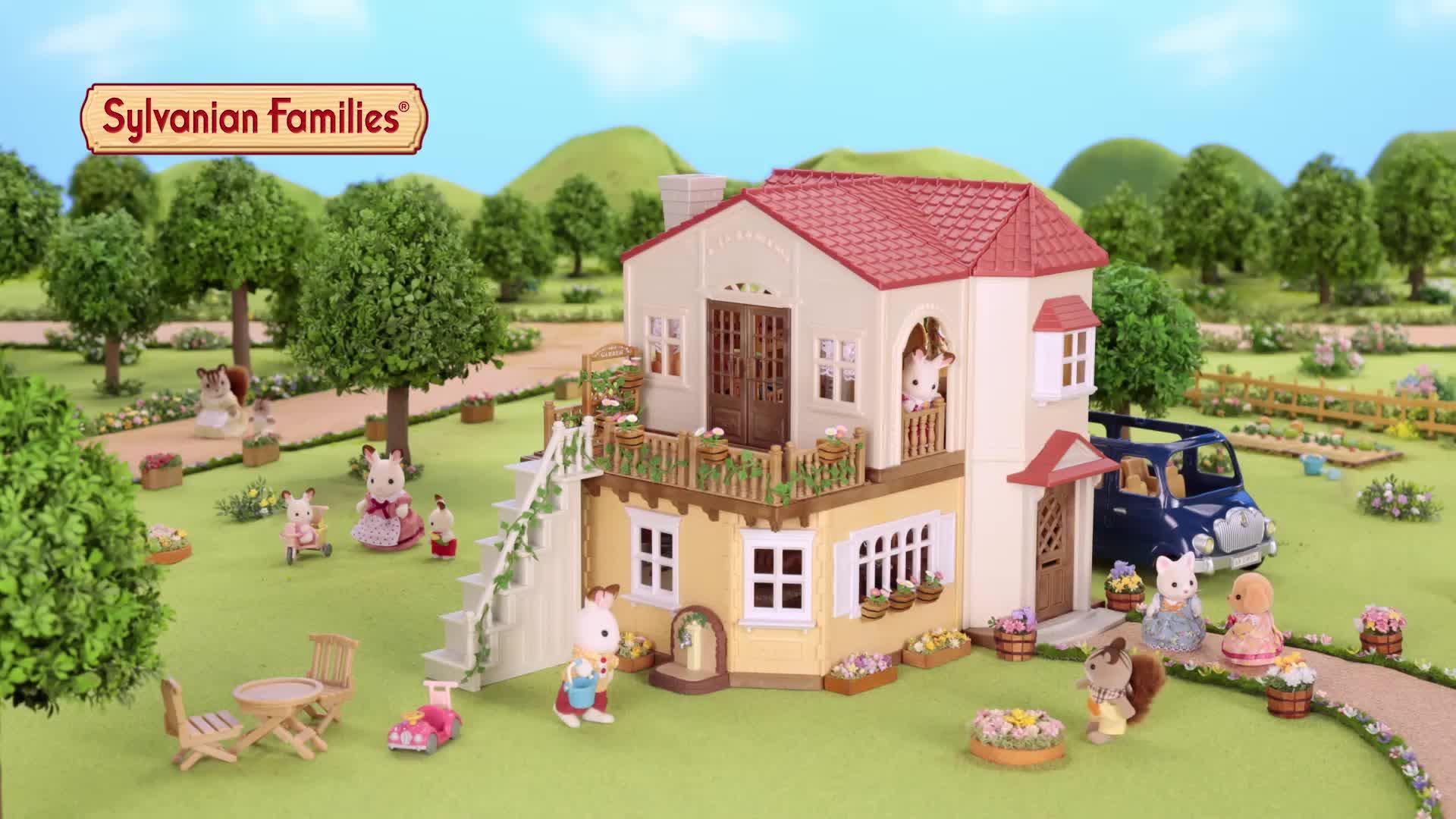 sylvanian families red roof country home