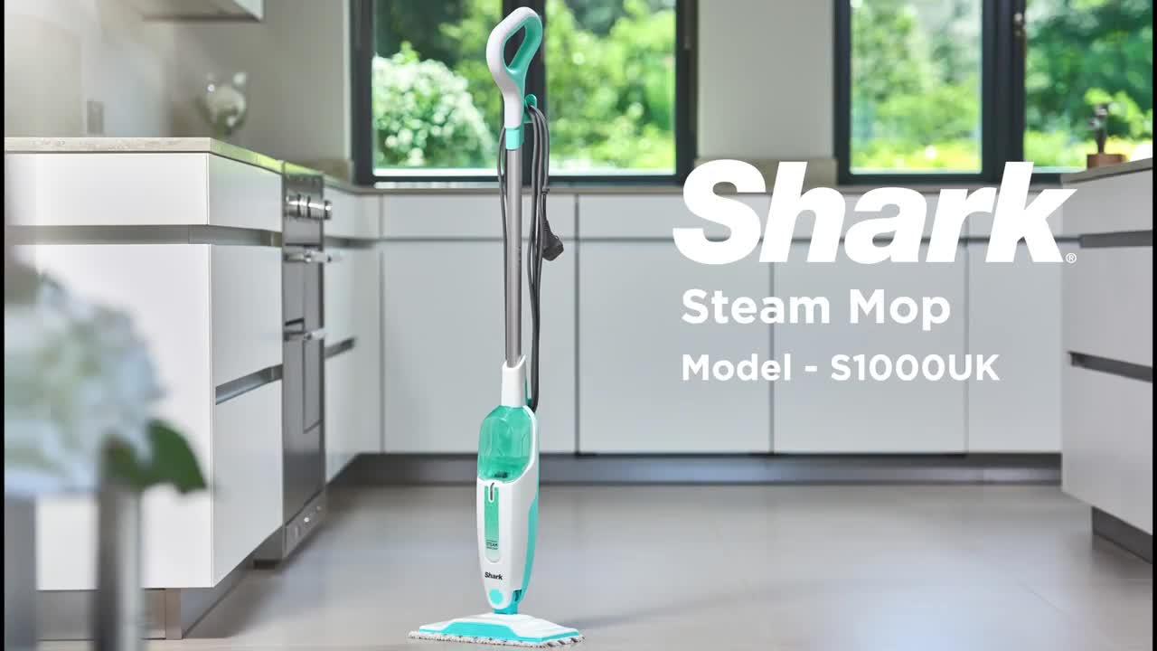 Image thumbnail 7 of 7 of Shark Pro Steam Mop&nbsp;- Reusable, Machine Washable Cleaning Pads - 5.5 Metre Cord - White -&nbsp;S1000UK