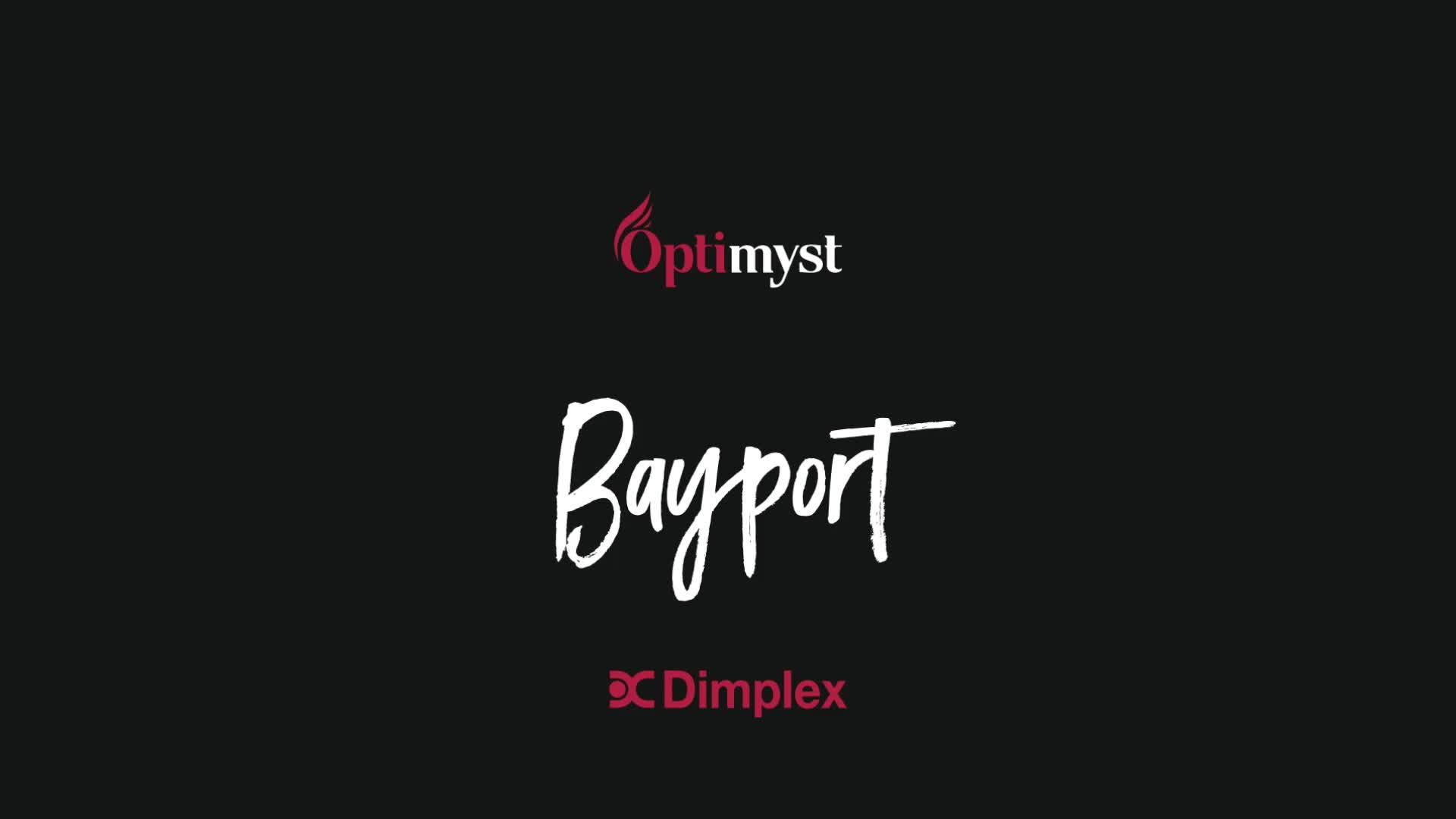 Image thumbnail 7 of 7 of Dimplex Bayport Optimyst Water Vapour 2kW Electric Stove Fire, Remote Control