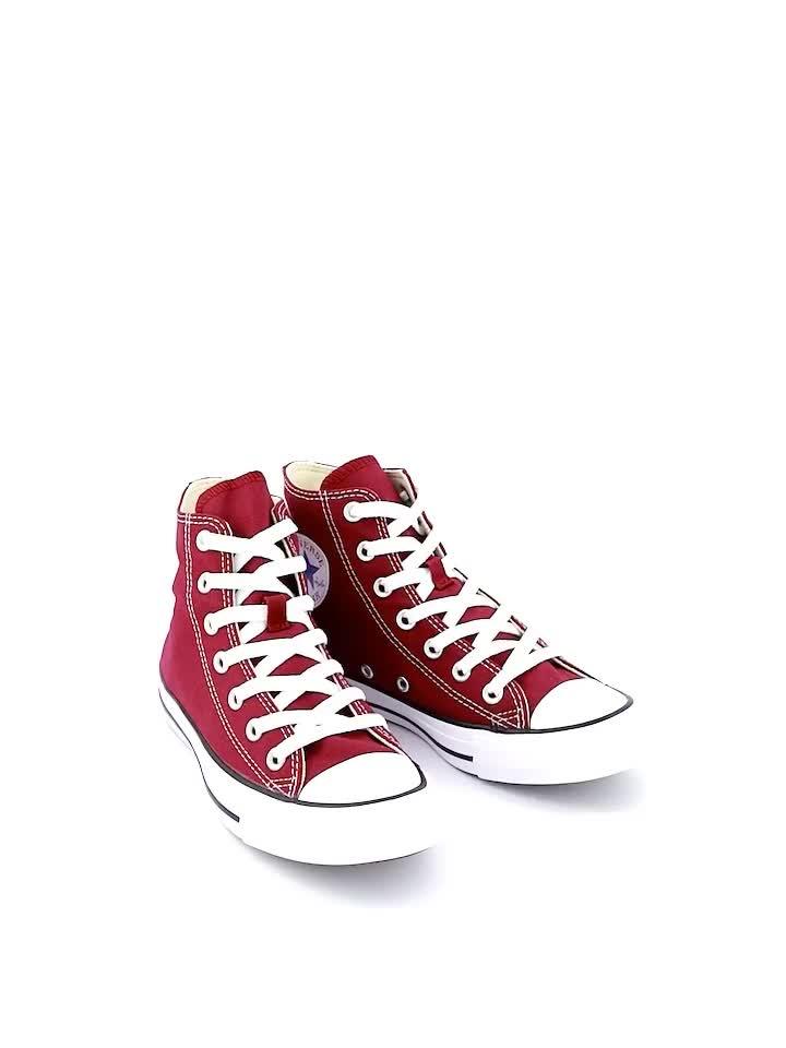 Image thumbnail 7 of 7 of Converse Canvas Hi Top Trainers - Dark Red