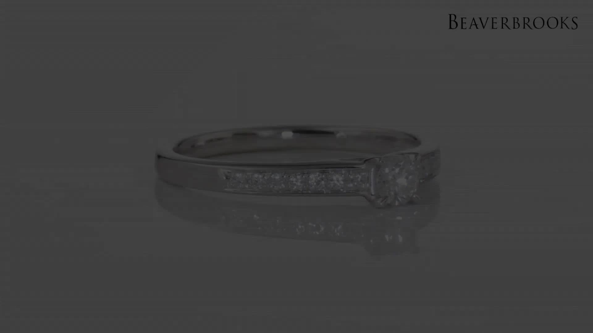 Video of beaverbrooks-platinum-diamond-solitaire-ring