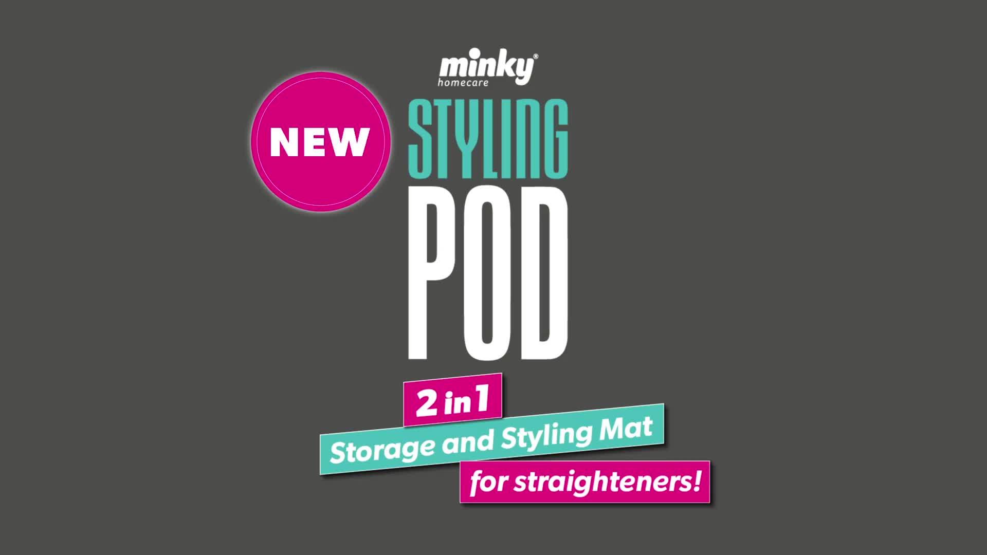 Video of minky-2-in-1-styling-pod-and-heat-mat