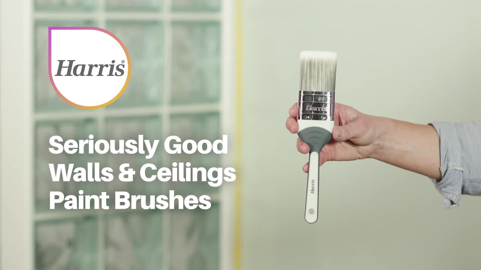 Video of harris-seriously-good-walls-amp-ceilings-paint-brushes-5-pack