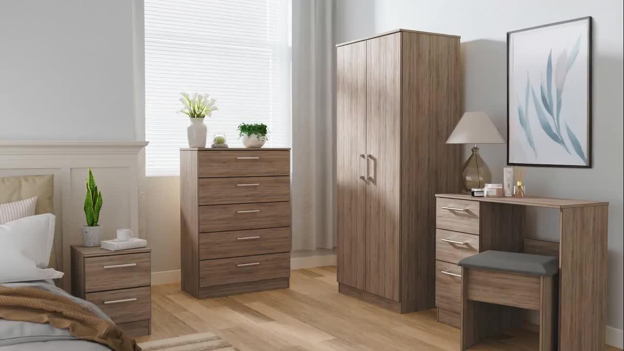 Image thumbnail 6 of 6 of SWIFT Halton Ready Assembled 3 Drawer Bedside Chest&nbsp;- FSC&reg; Certified