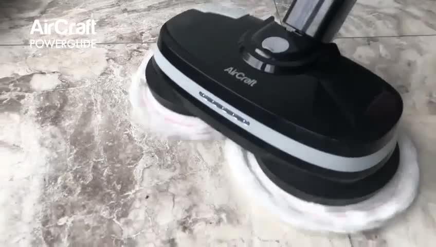 Image thumbnail 7 of 7 of AirCraft PowerGlide Cordless Hard Floor Cleaner with extra Pads - Cleaning And Buffering Around 20 Square Metres Per&nbsp;Minute