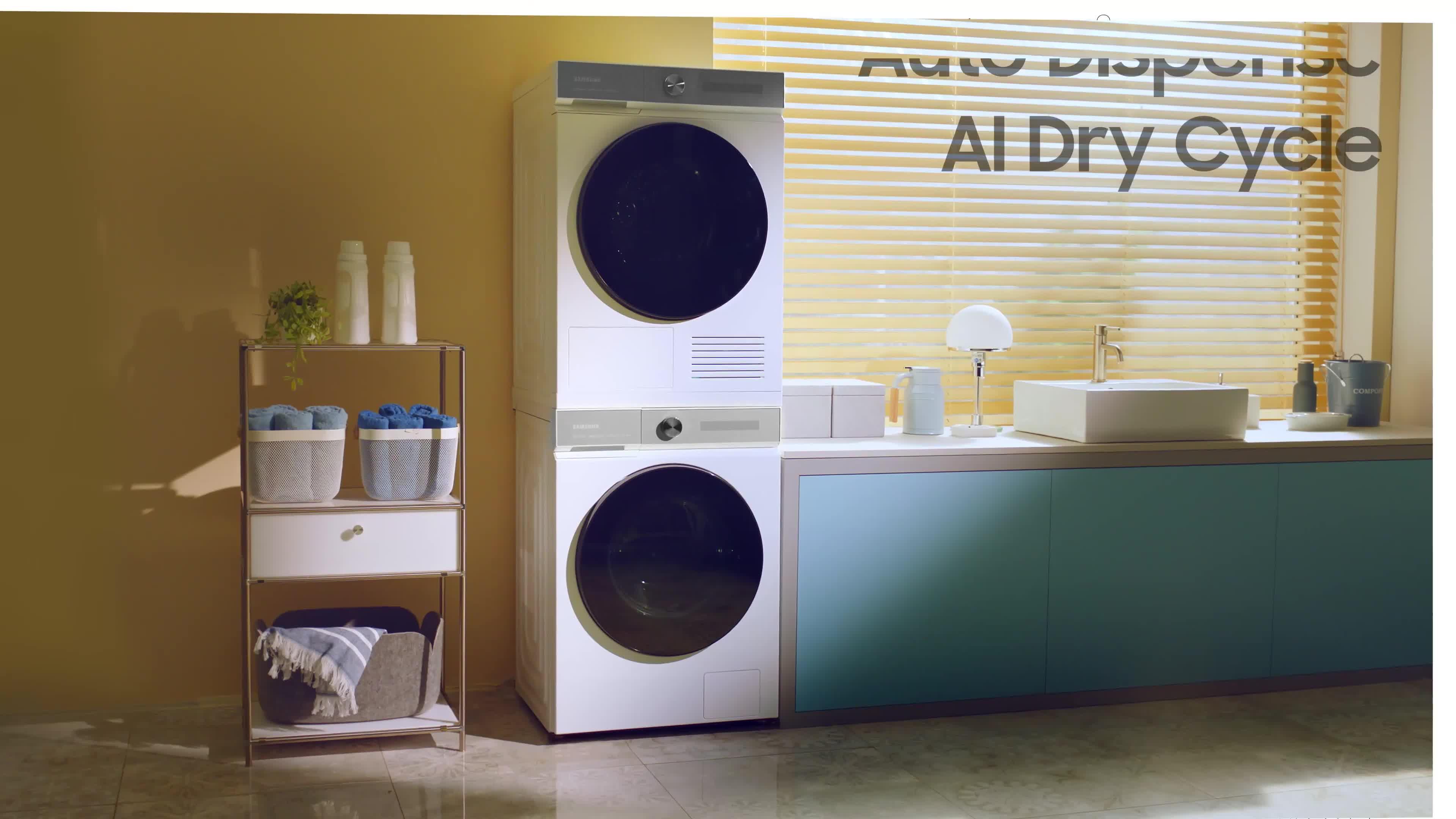 Image thumbnail 8 of 8 of Samsung Series 5 WD80TA046BX/EU&nbsp;8kg Wash,&nbsp;5kg Dry, 1400 Spin&nbsp;Washer Dryer with ecobubble&trade; - E Rated,&nbsp;Graphite