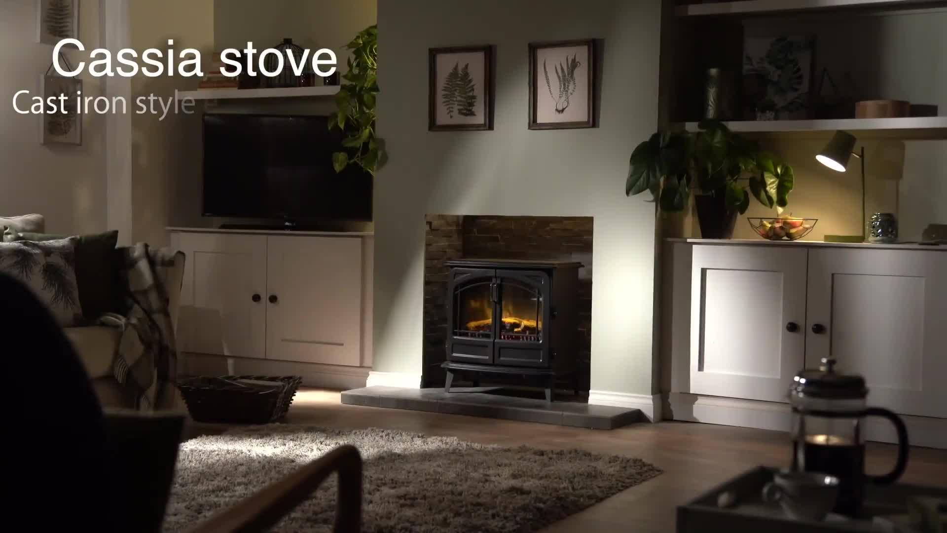 Video of dimplex-cassia-optiflame-electric-stove-fire