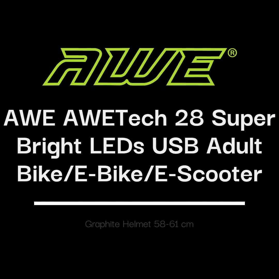 Video of awe-bicycle-adult-helmet--nbspgraphite-grey-ce