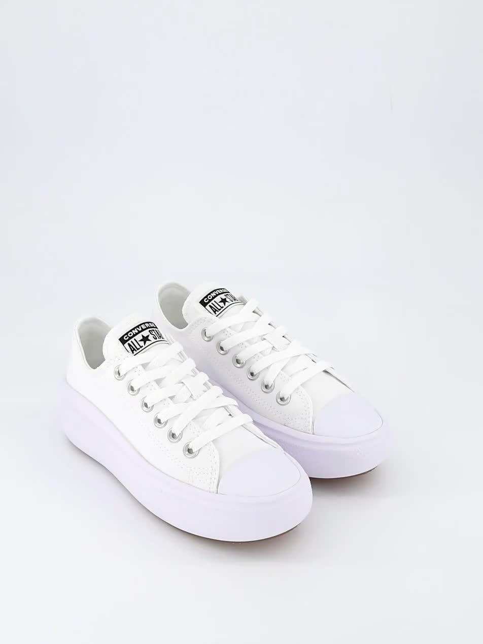 Video of converse-womens-move-ox-trainers-white