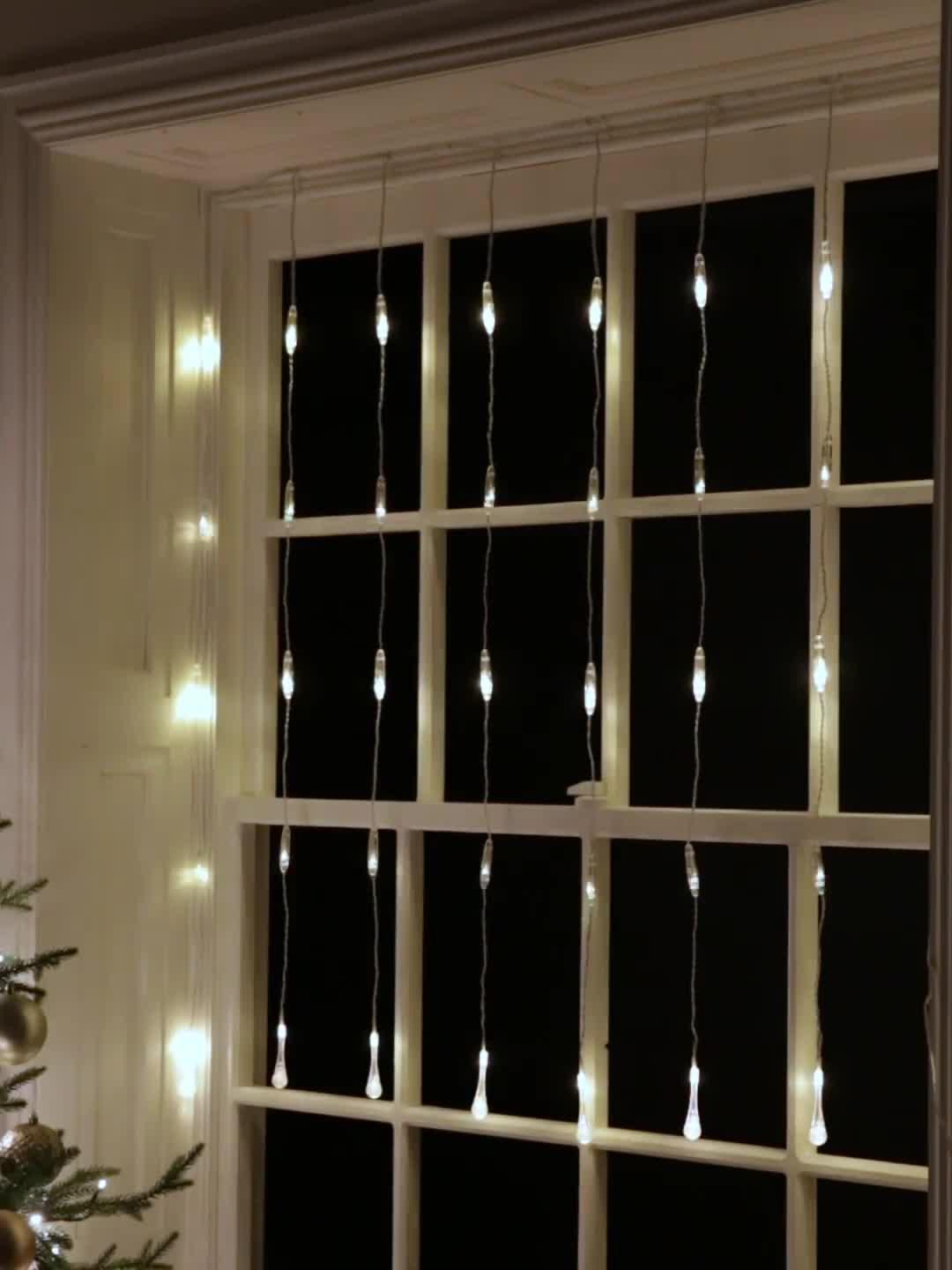 Image thumbnail 6 of 6 of The Very Collection Snowing Christmas&nbsp;Curtain Light