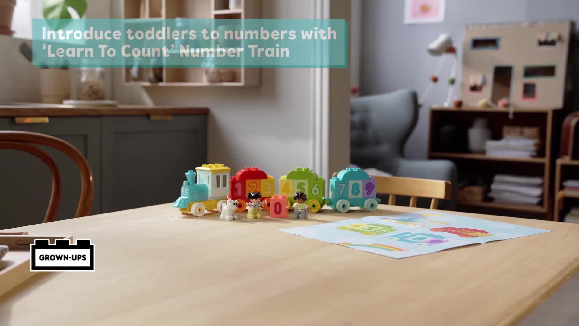Image thumbnail 8 of 8 of LEGO Duplo Number Train Learn To Count 10954
