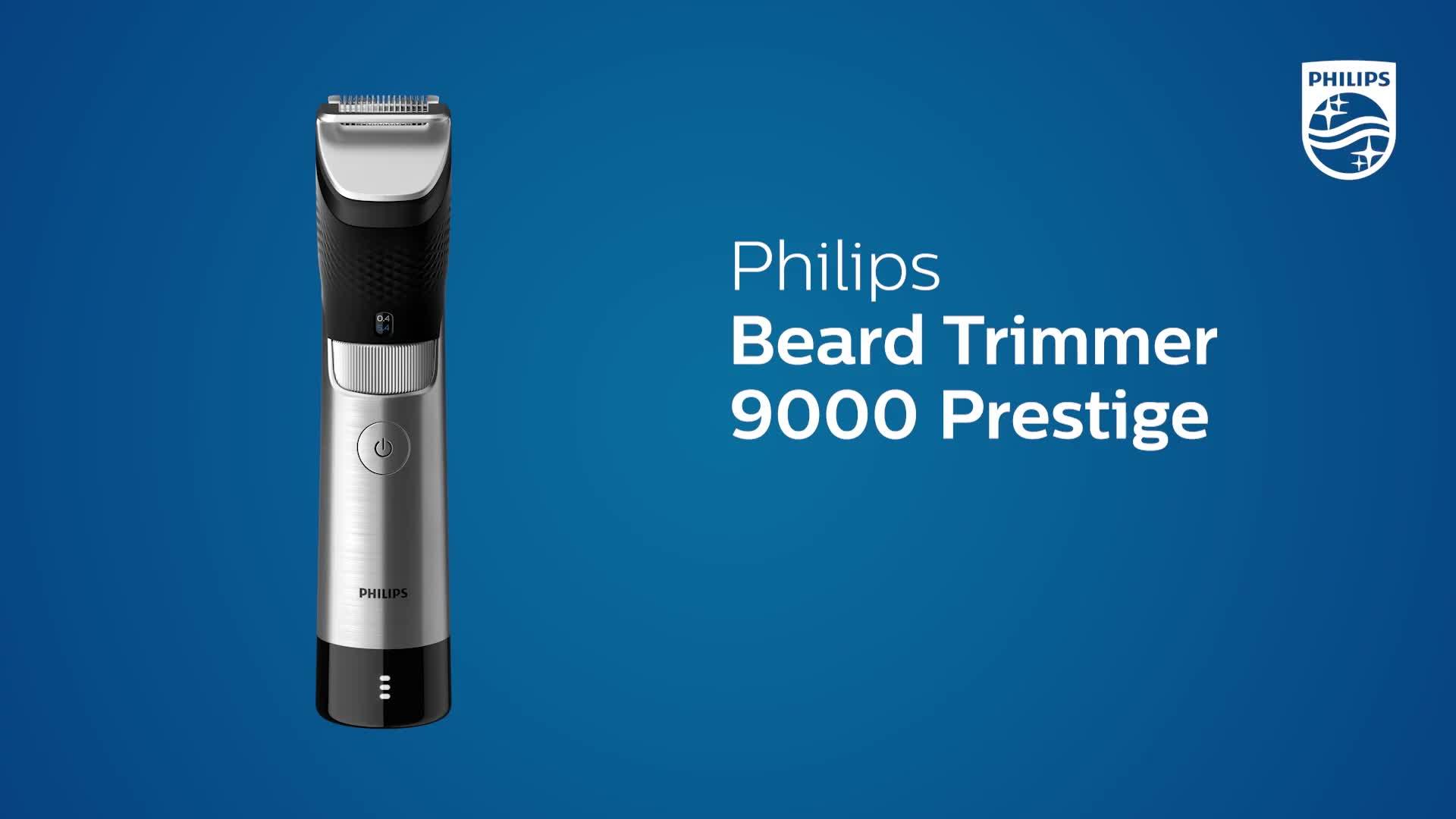 Image thumbnail 6 of 6 of Philips Series 9000 Prestige Beard Trimmer with Steel Precision Technology and Beard&nbsp;Adapt Sensor, BT9810/13
