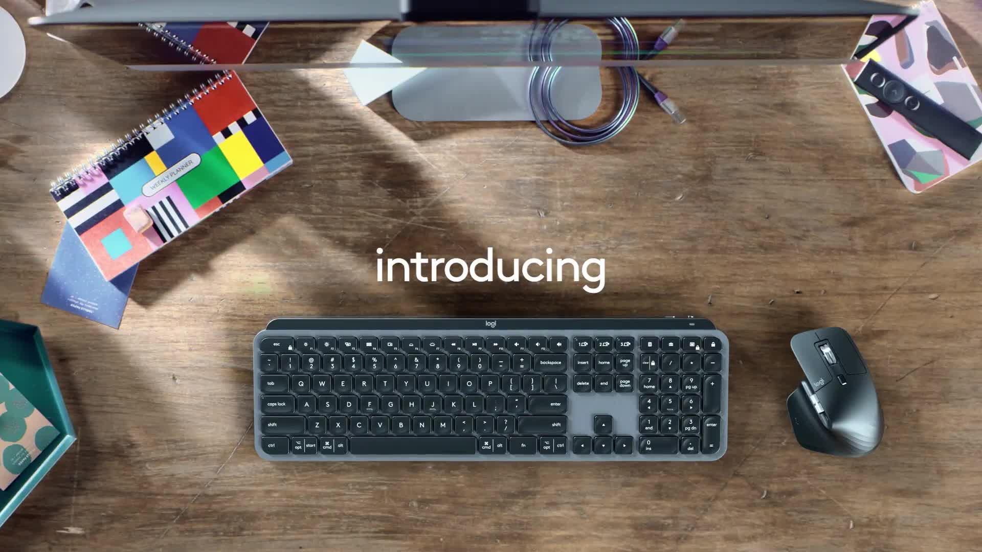 Video of logitech-mx-keys-mini-minimalist-wireless-illuminated-keyboard