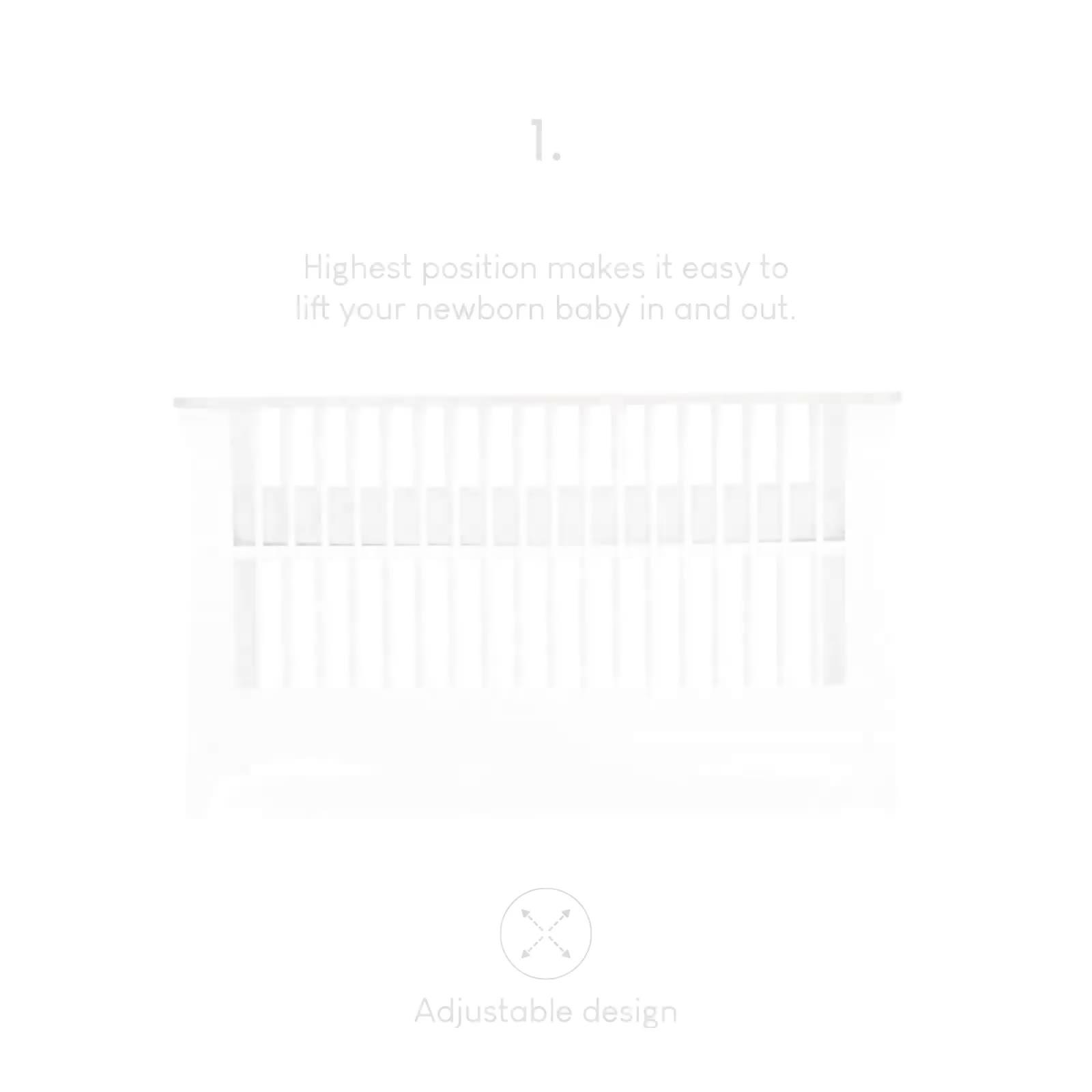 Video of cuddleco-clara-2-piece-nursery-furniture-set-white-amp-ash