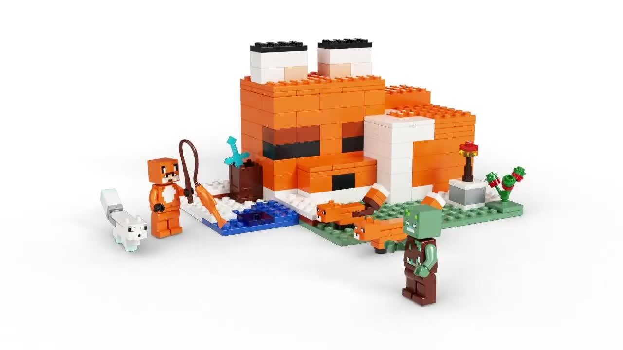 Image thumbnail 8 of 8 of LEGO Minecraft The Fox Lodge Set 21178