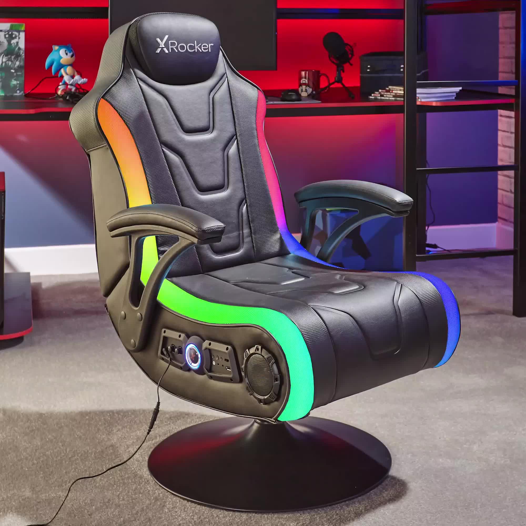 X rocker deals gaming chair green