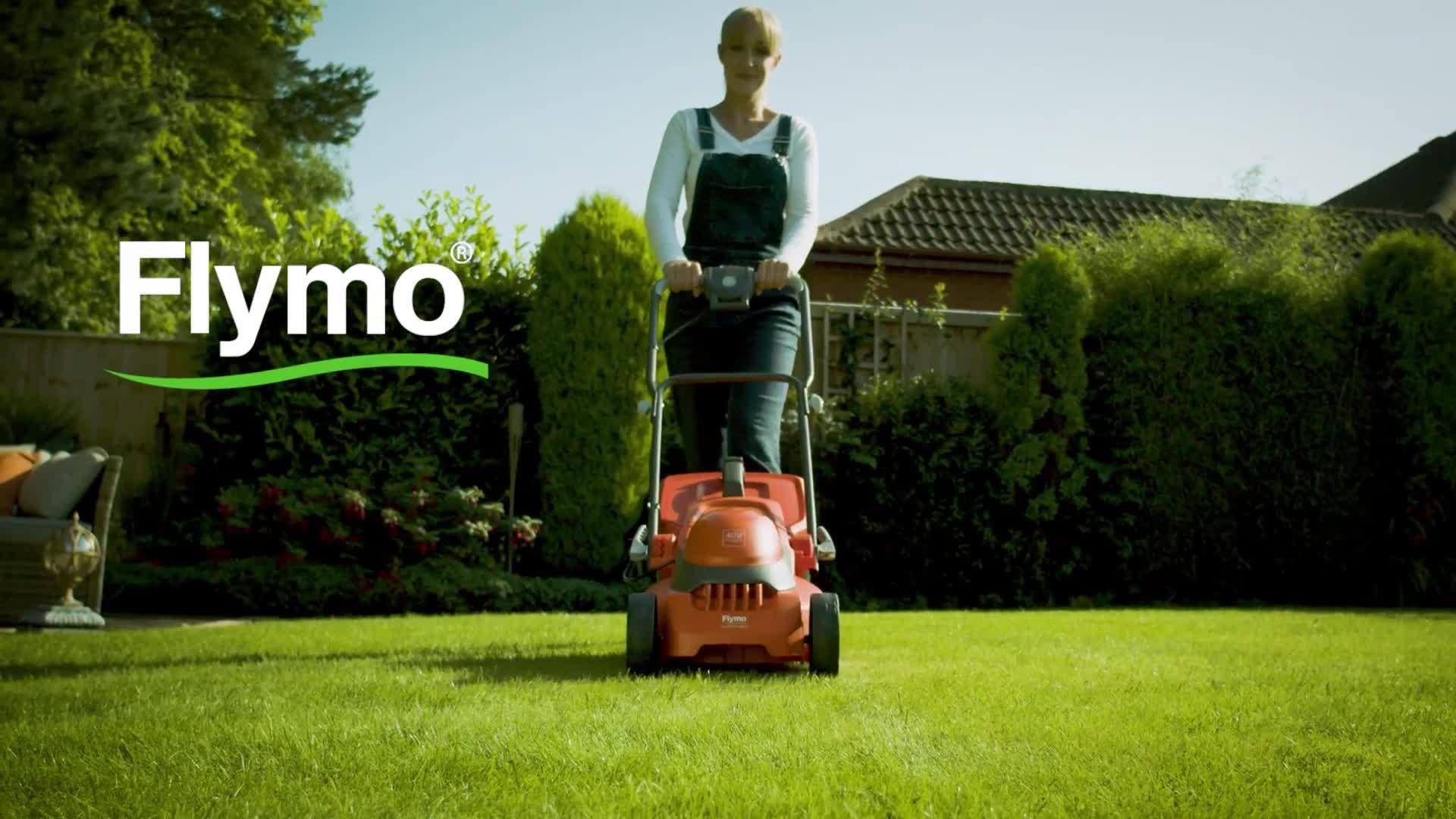 Video of flymo-simplistore-300r-li-cordless-rotary-lawnmower-ndash-with-battery-and-charger-included