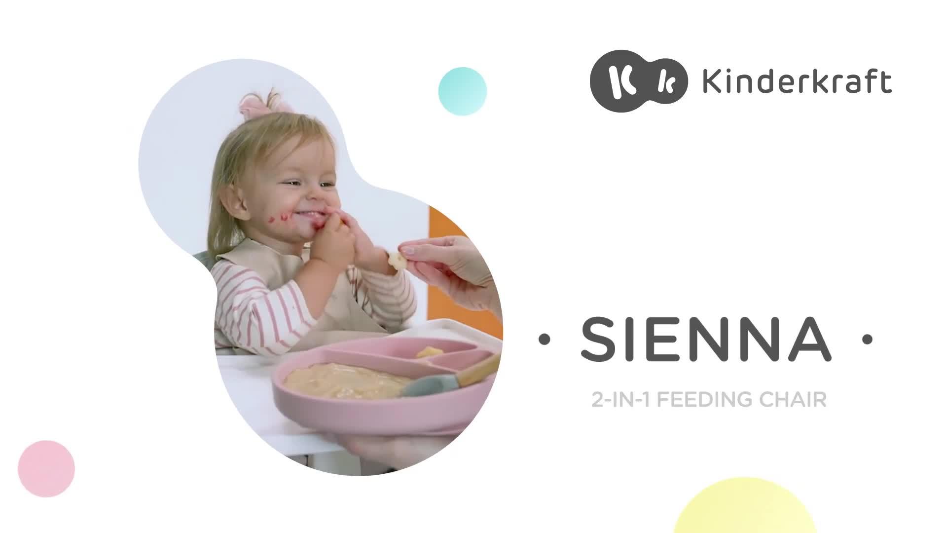 Image thumbnail 8 of 8 of Kinderkraft Sienna High Chair&nbsp;- Grey