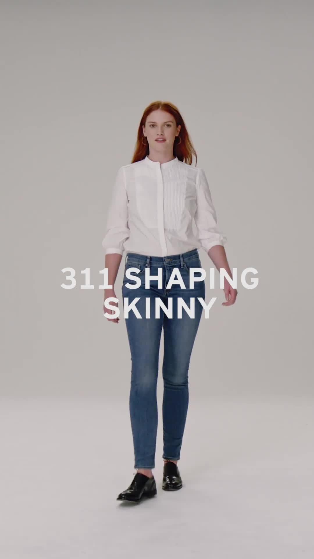 Video of levis-plus-311-shaping-skinny-jeans-plus-size-lapis-gallop-plus