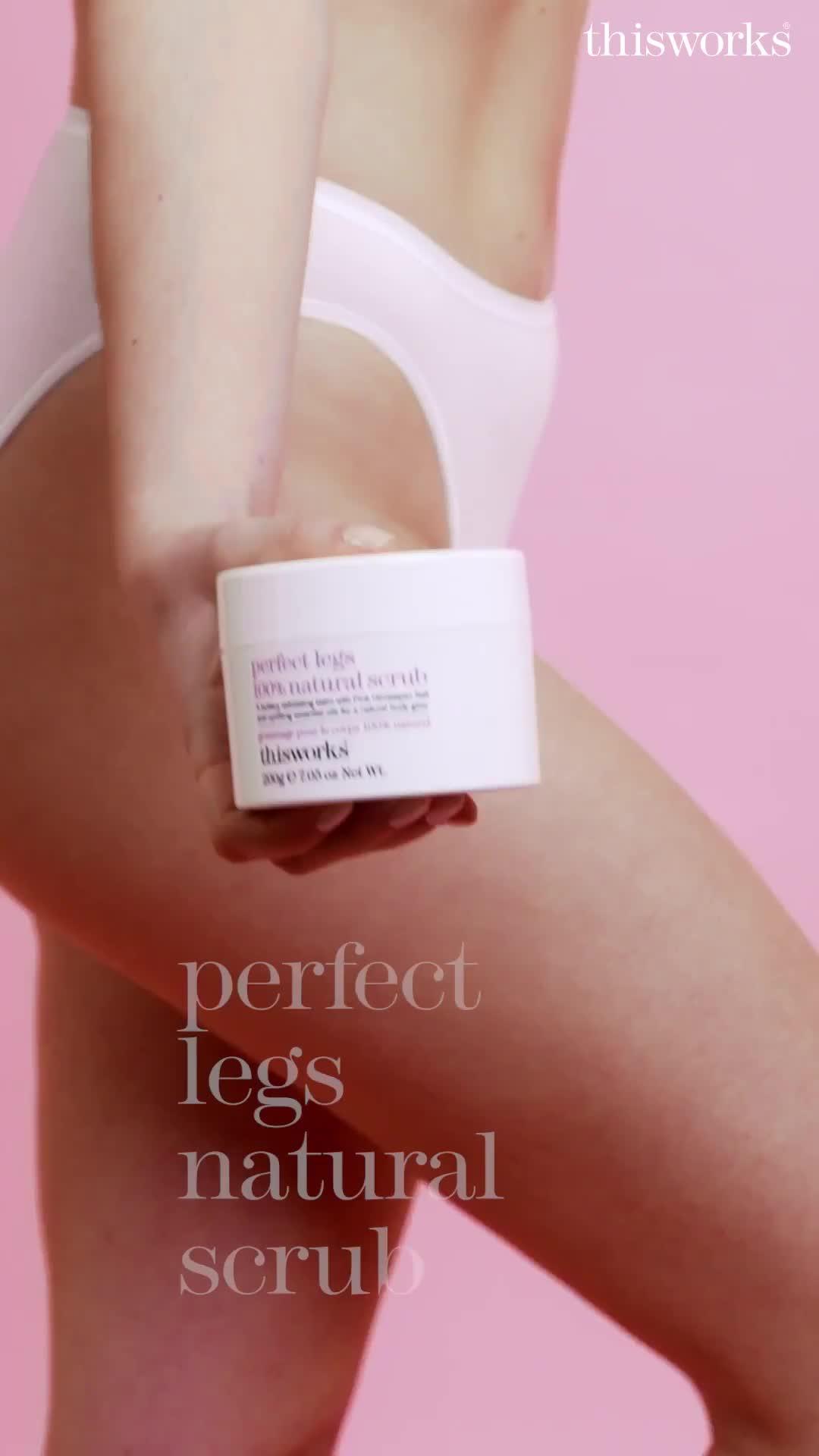 Video of this-works-perfect-legs-100-natural-scrub-200g