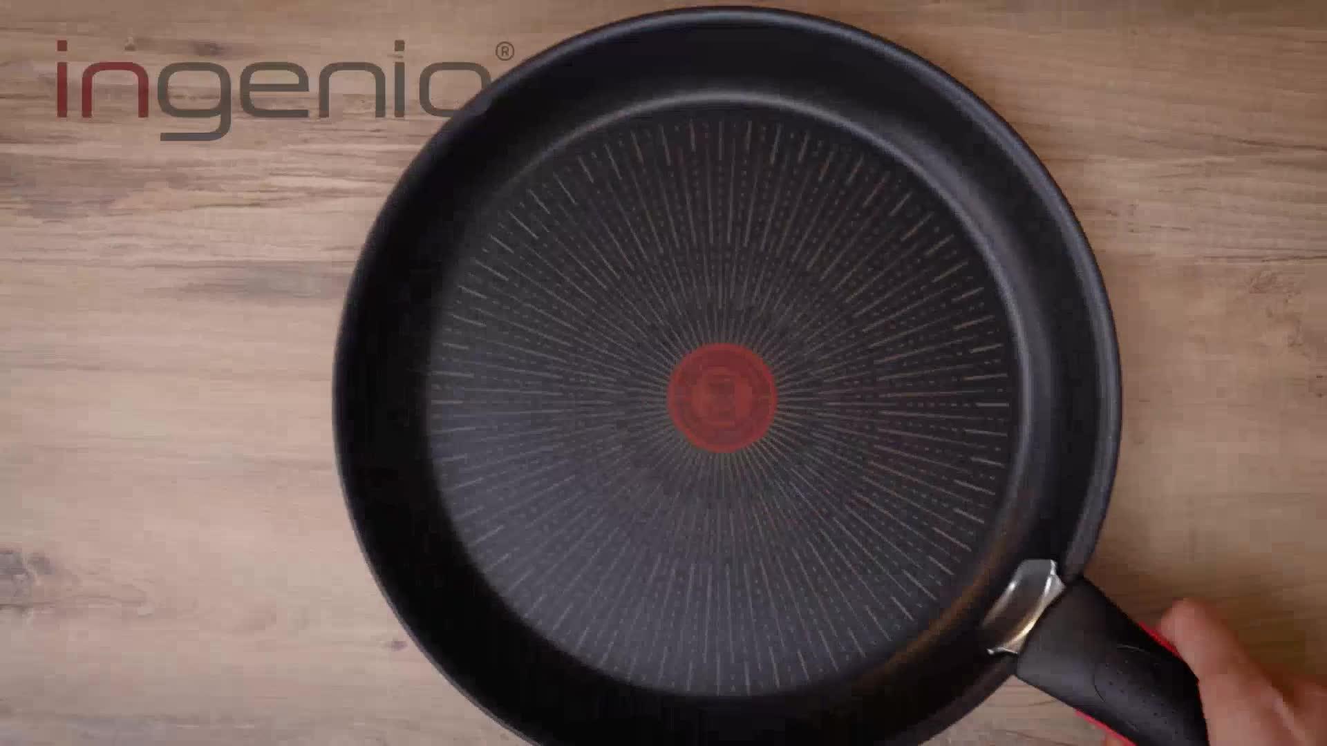 Video of tefal-ingenio-eco-resist-4pc-aluminium-stackable-pan-set-black