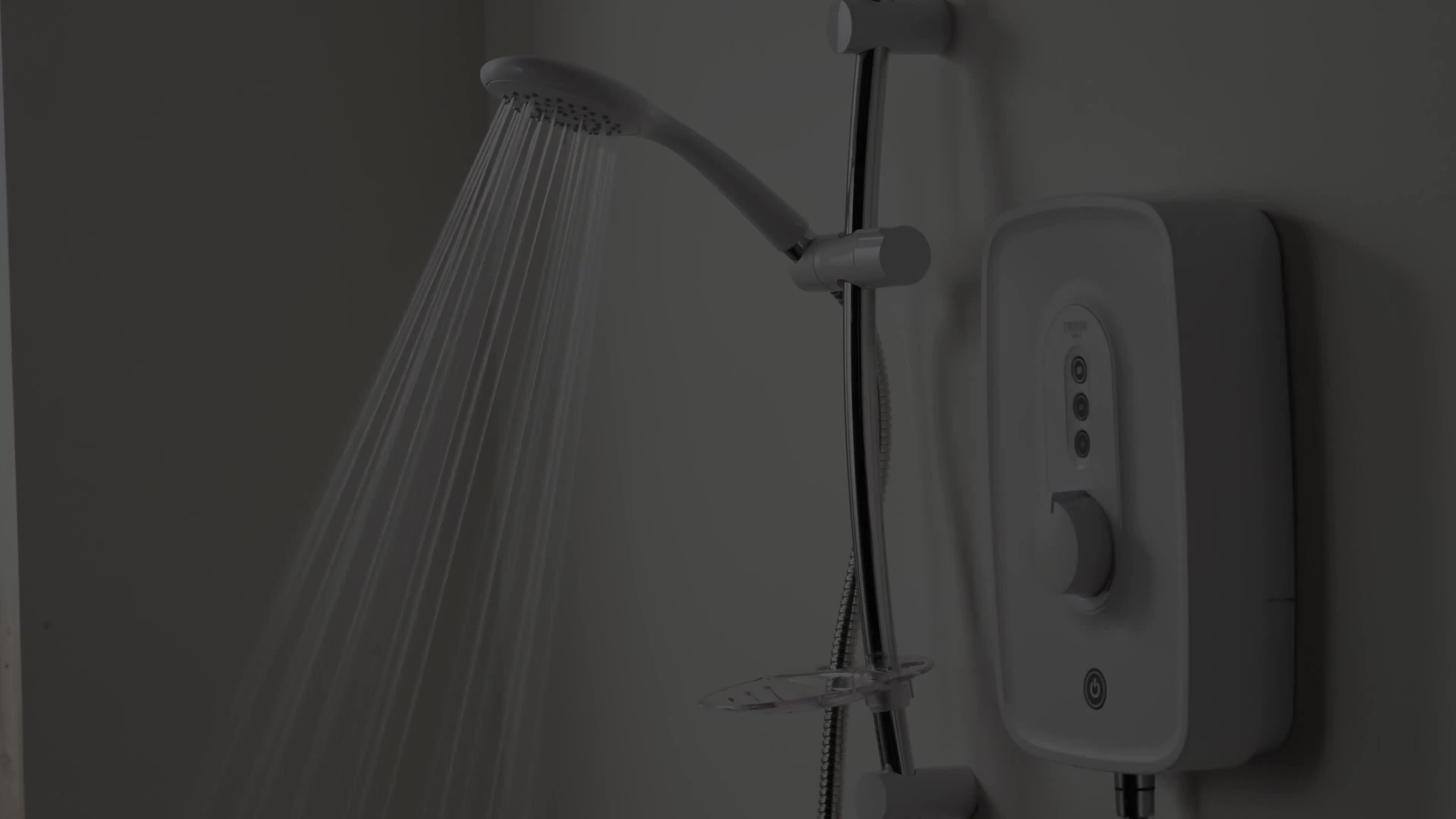 Video of triton-danzinbsp95kw-electric-shower-black