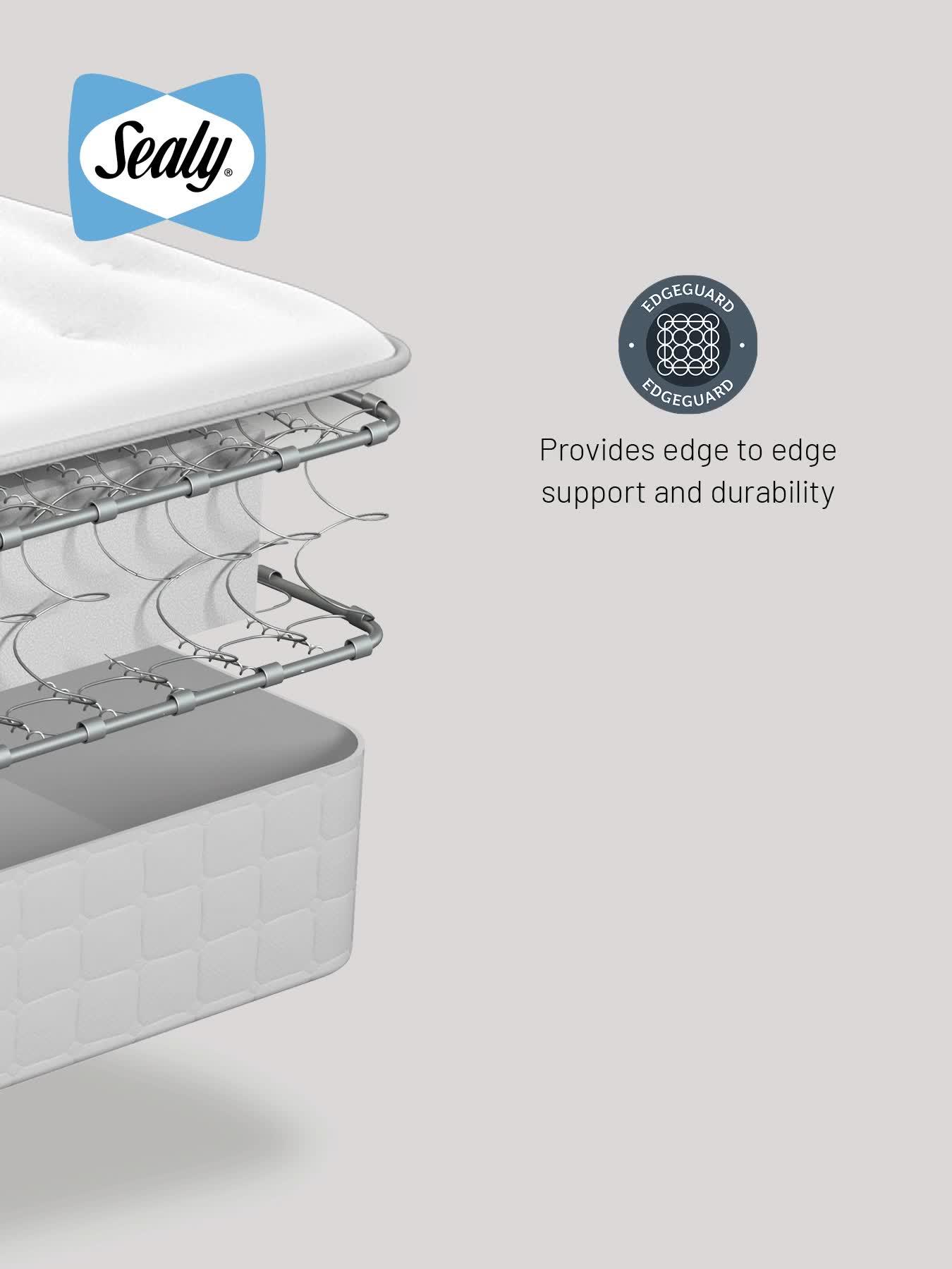 Video of sealy-ortho-plus-tufted-matt-extra-firm