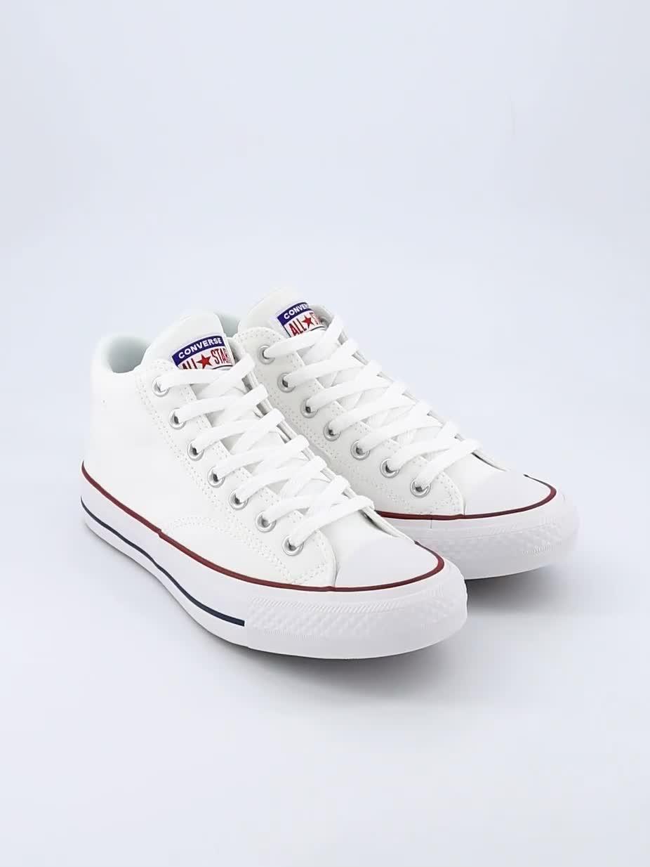 Video of converse-mens-malden-street-mid-trainers-white