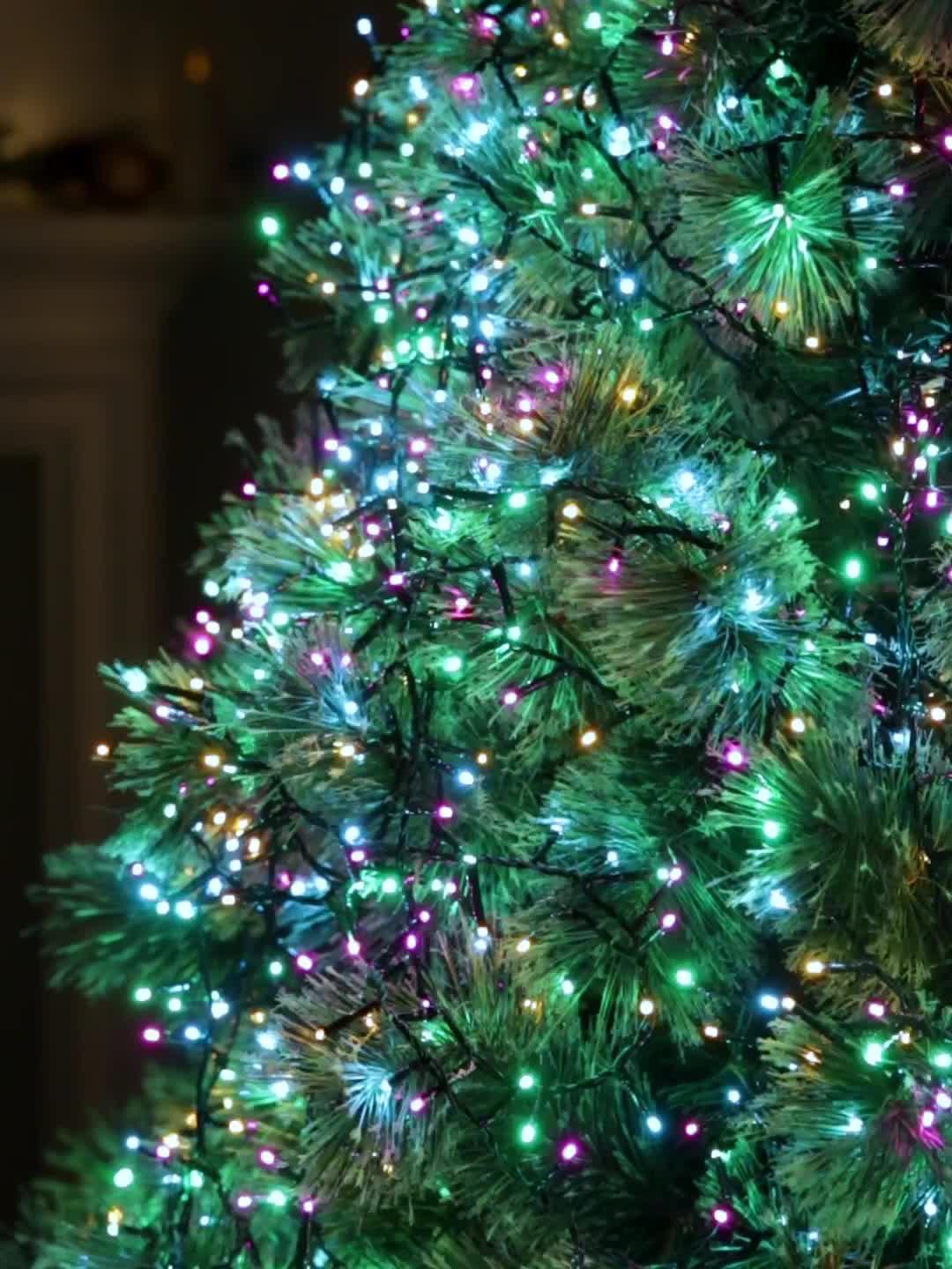 Image thumbnail 5 of 5 of Festive Aurora 1000 Sparkle Christmas Lights