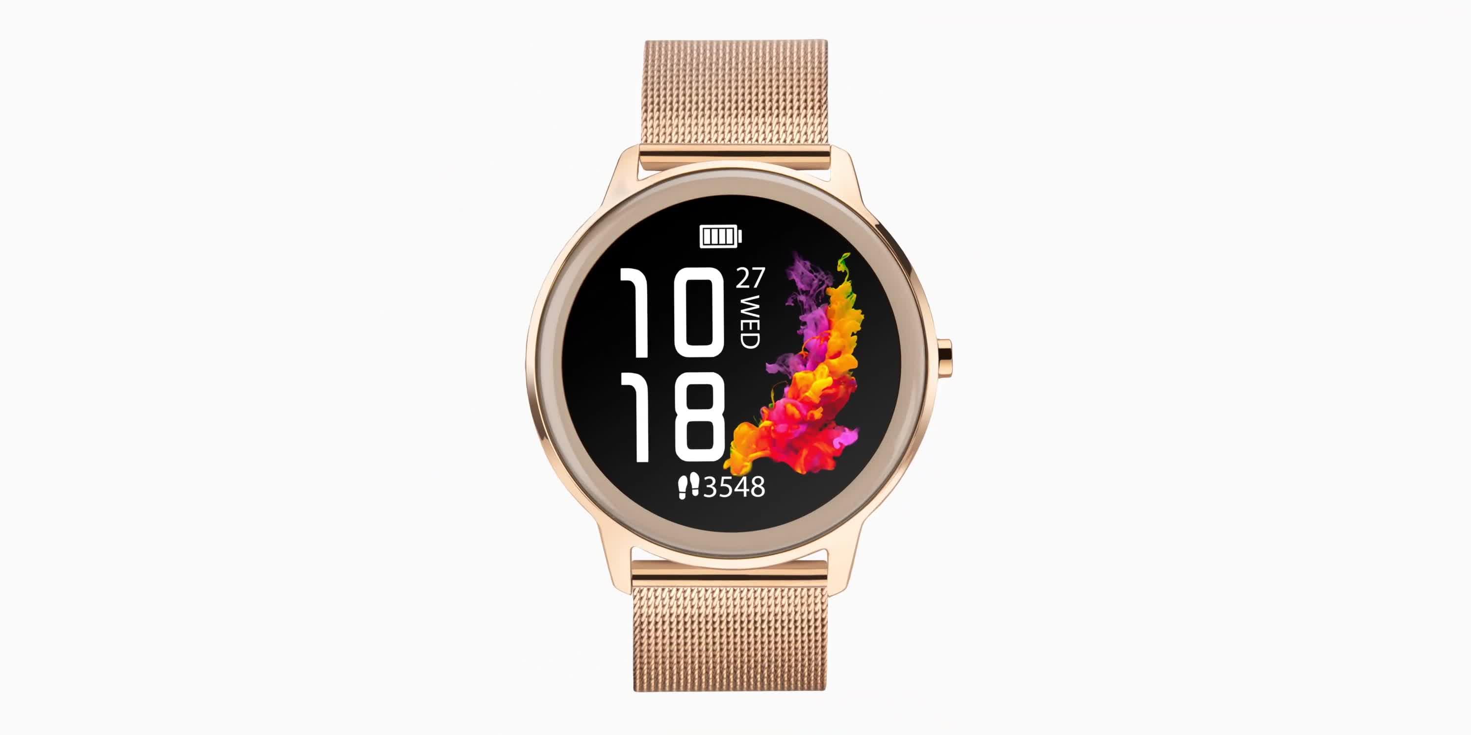 Sekonda Flex Ladies Smartwatch Silver Black littlewoods
