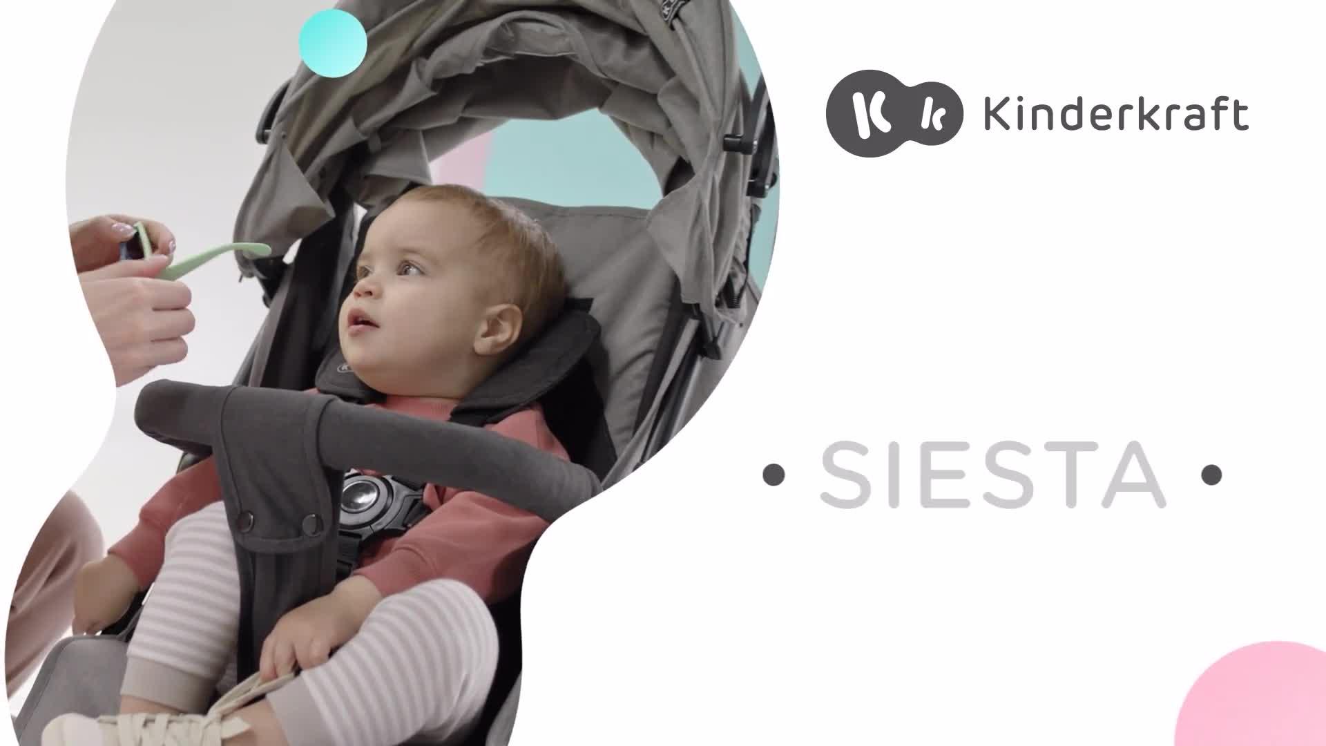 Video of kinderkraft-siesta-umbrella-stroller-grey