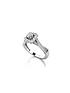 Video of love-diamond-9ct-white-gold-015ct-diamond-twist-band-square-engagement-ring