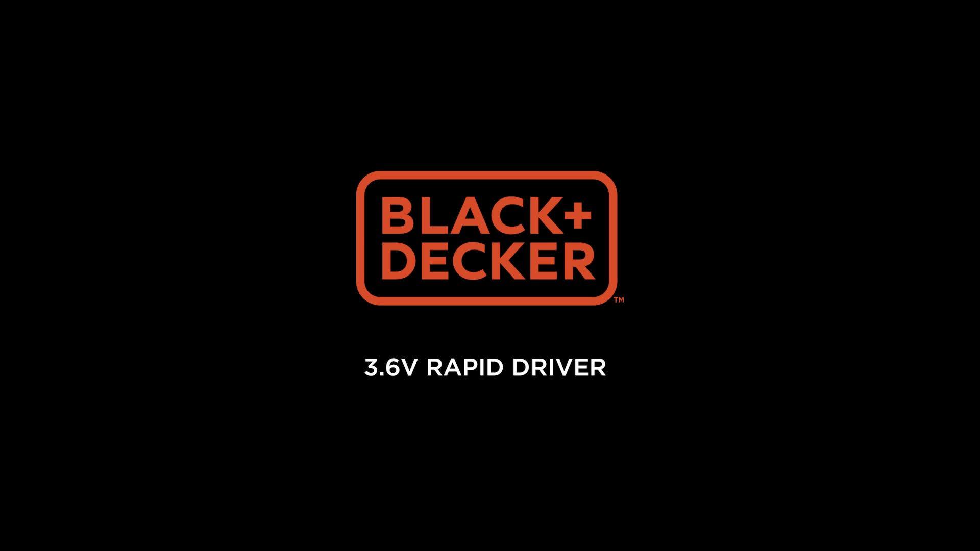 Video of black-decker-36v-cordless-screwdriver-bcf611ckusb-gb