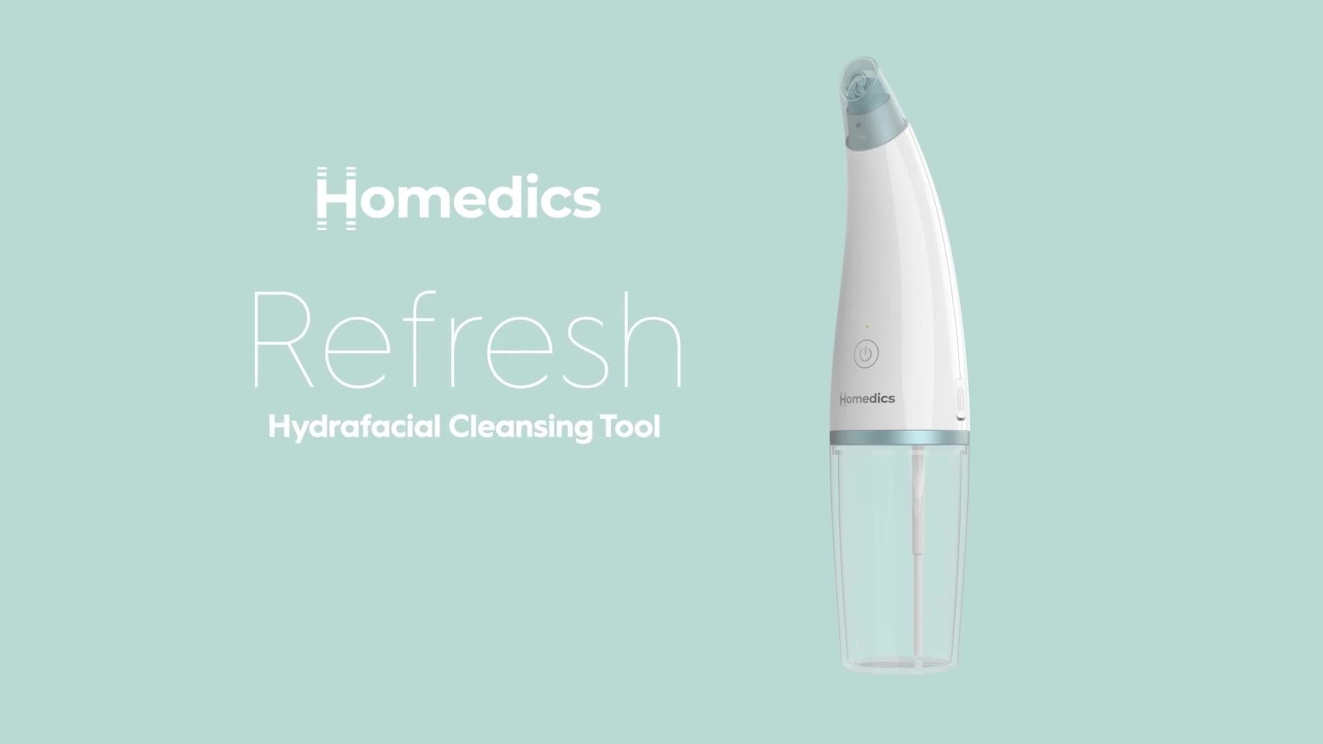 Video of homedics-refresh-hydradermabrasion-cleanser