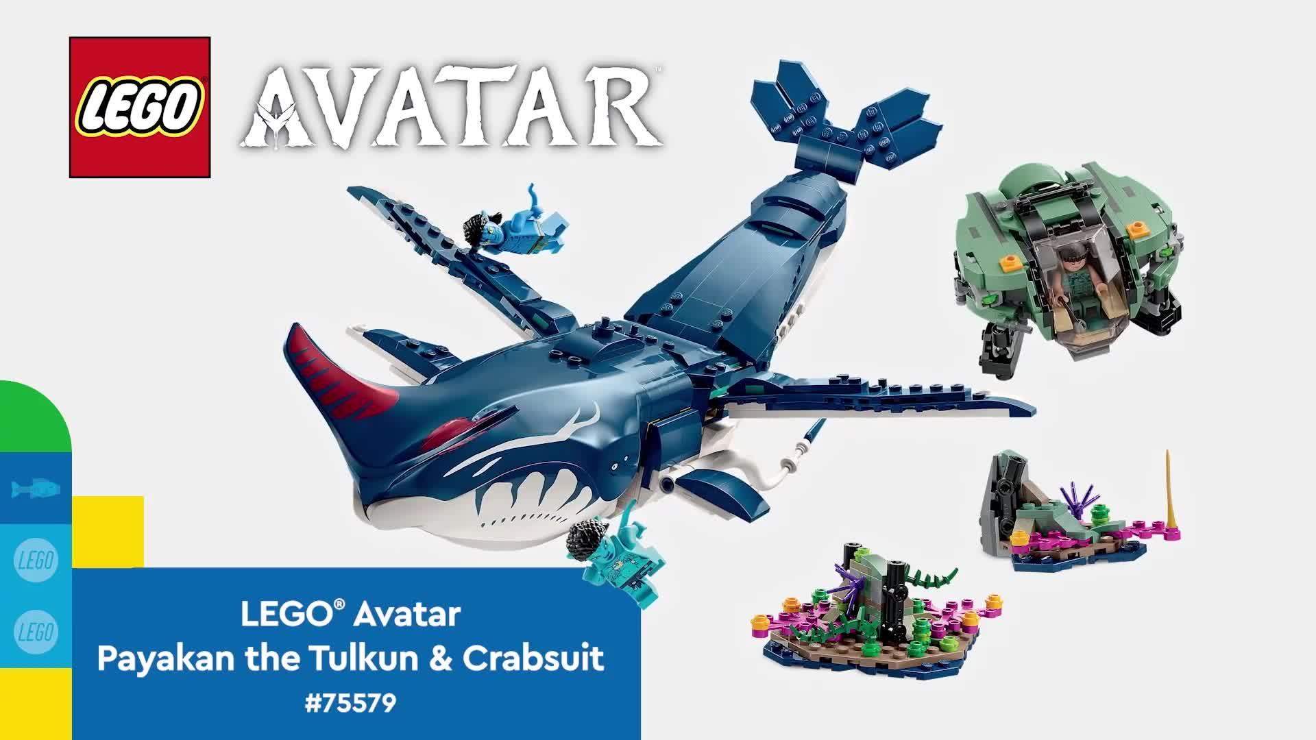 LEGO Avatar: The Way of Water Payakan the Tulkun & Crabsuit 75579, Building  Toy Set, Movie Underwater Ocean with Whale-Like Sea Animal Creature Figure