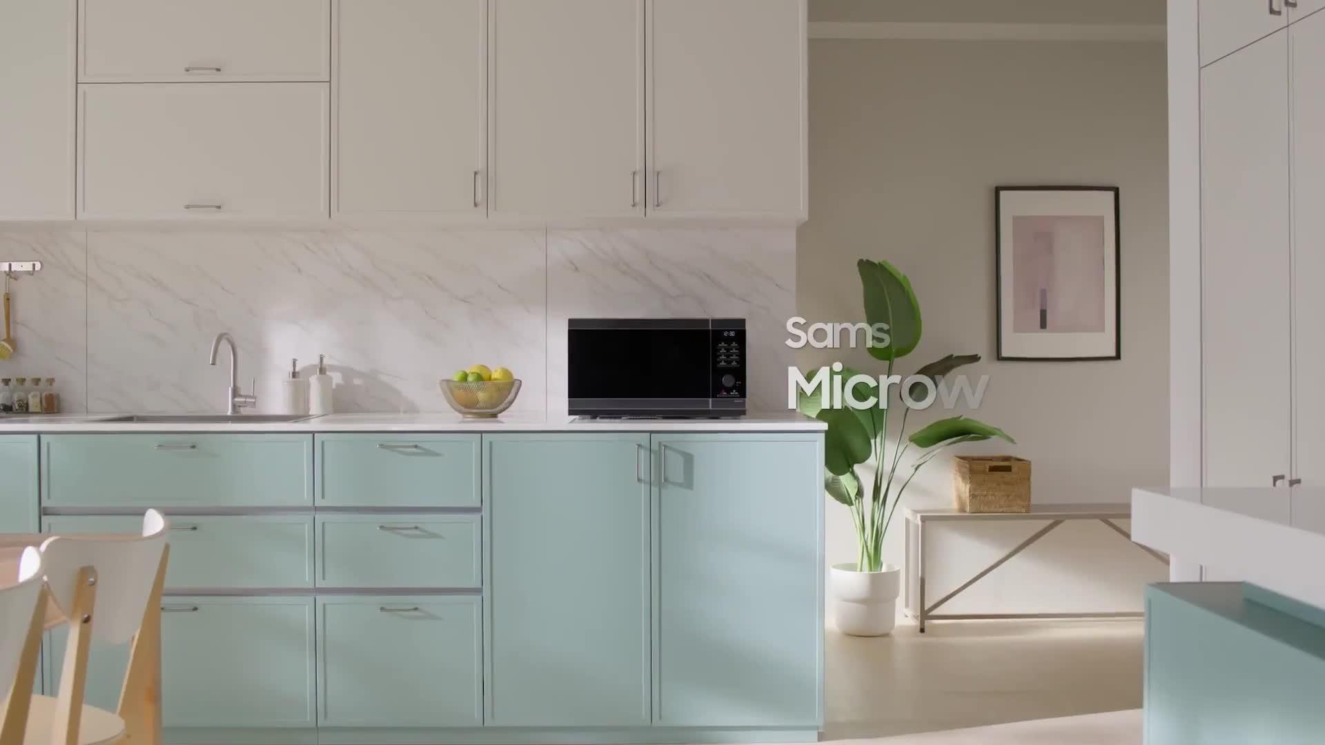 Image thumbnail 8 of 8 of Samsung MS23K3513AW/EU Solo 23-Litre Microwave with Quick Defrost - White