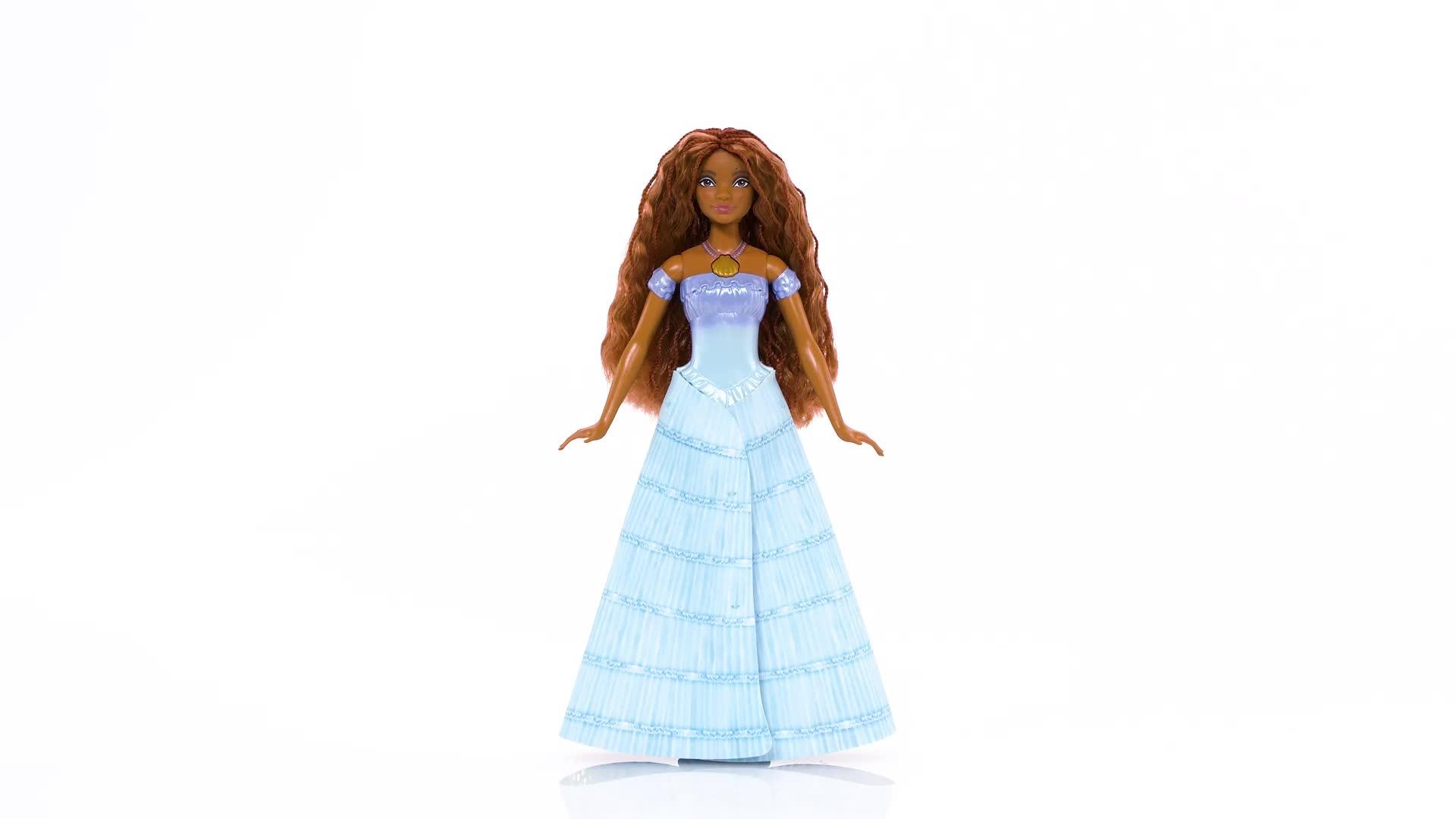 Video of disney-the-little-mermaidnbsptransformingnbspariel-fashion-doll