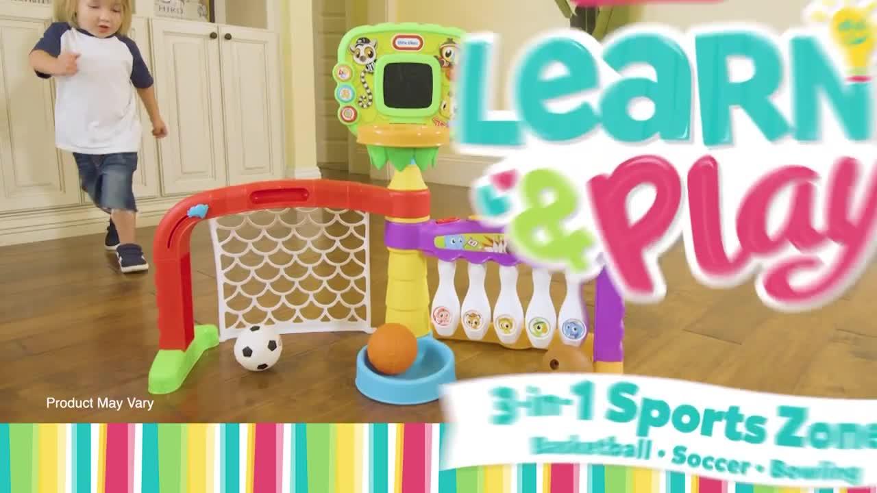 Little tikes three in one best sale sports zone