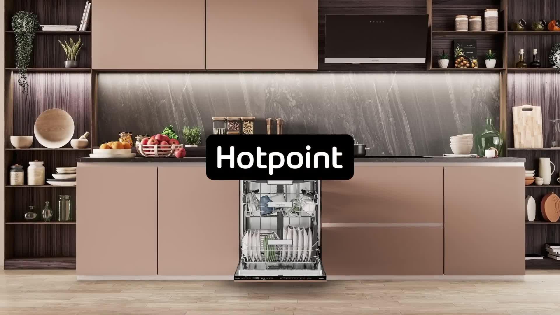 Video of hotpoint-h7ihp42luk-15-place-built-in-dishwasher-silver