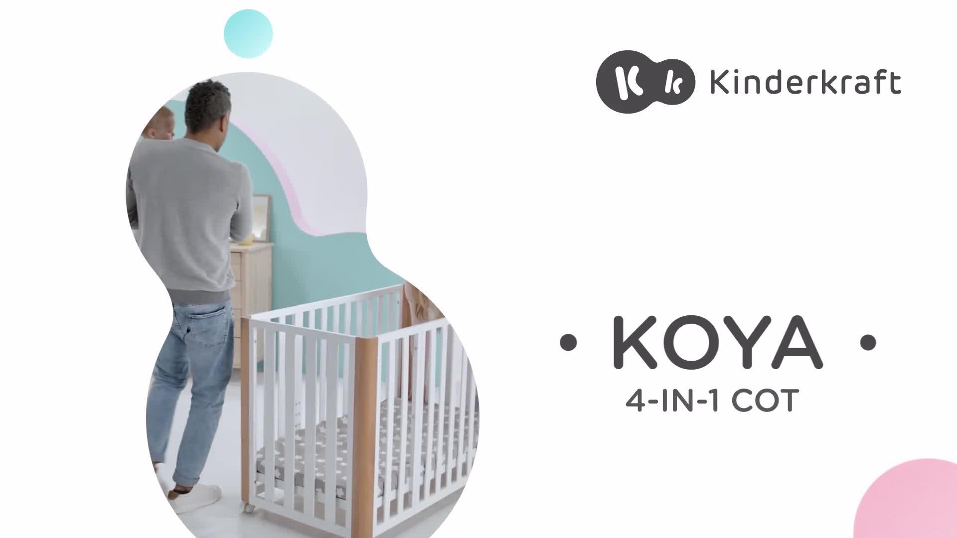 Image thumbnail 8 of 8 of Kinderkraft Koya Cot&nbsp;- White