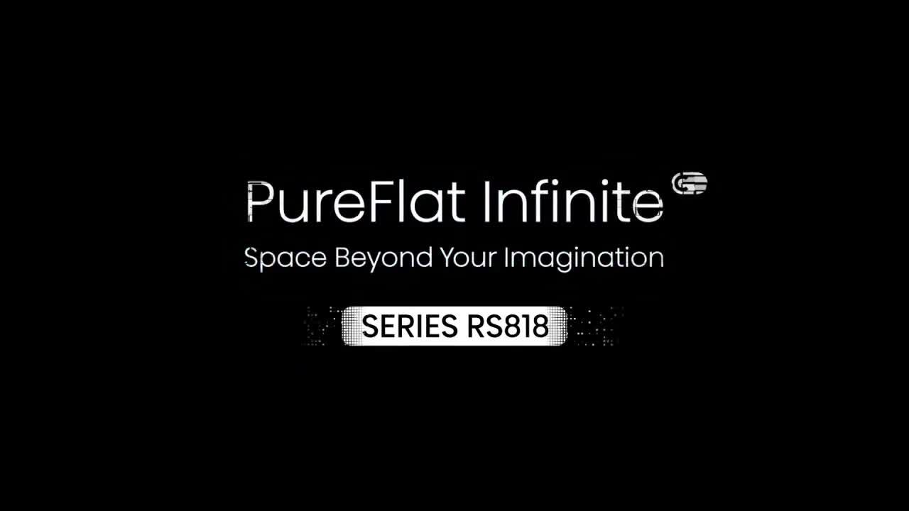 Video of hisense-rs818n4tfe-91cm-widenbsppureflat-fridge-freezer-with-water-amp-ice-dispenser-black